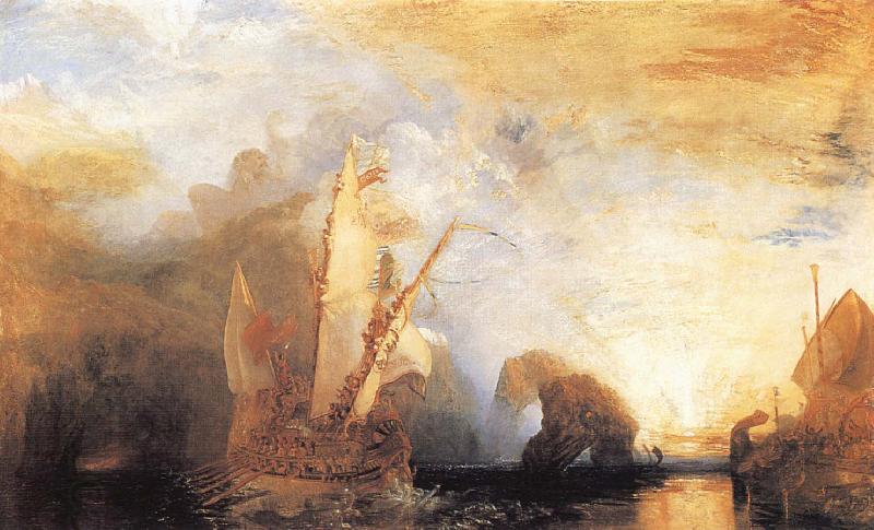 J.M.W. Turner Ulysses Deriding Polyphemus China oil painting art